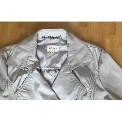 Pre-owned Marella Trench Coat In Ecru