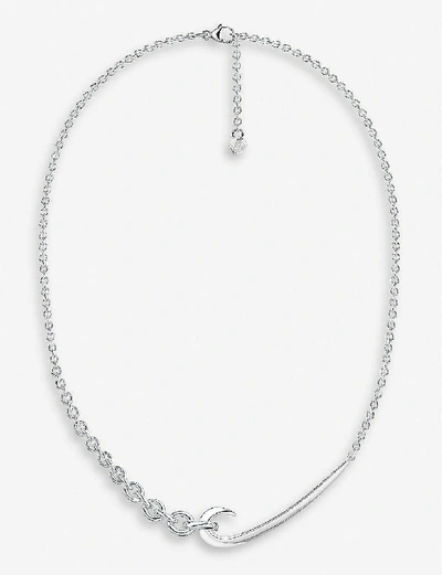 Shop Shaun Leane Women's Silver Hook Chain Sterling Silver Choker Necklace