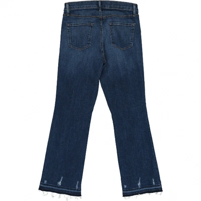 Pre-owned J Brand Straight Jeans In Blue