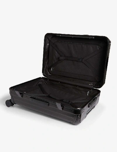 Shop Samsonite Black Lite-box Alu Spinner Hard Case 4 Wheel Cabin Suitcase 69cm