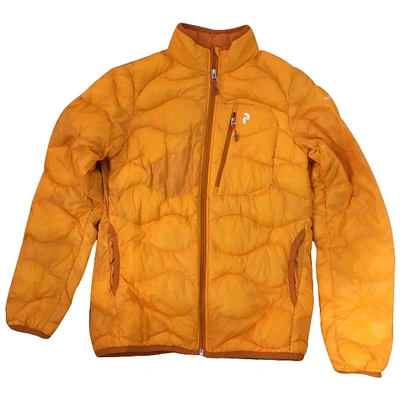 Pre-owned Peak Performance Trench Coat In Orange