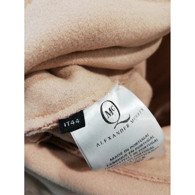 Pre-owned Mcq By Alexander Mcqueen Wool Coat In Pink