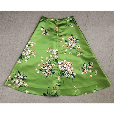 Pre-owned Rochas Mid-length Skirt In Green