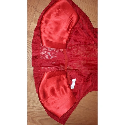 Pre-owned Dolce & Gabbana Short Vest In Red