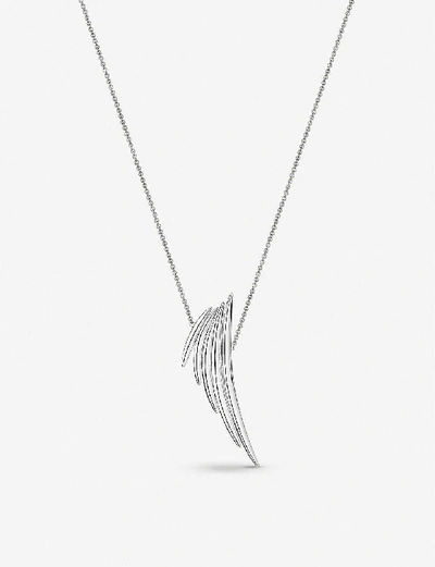 Shaun Leane Quill Sterling Silver Drop Necklace In Silver