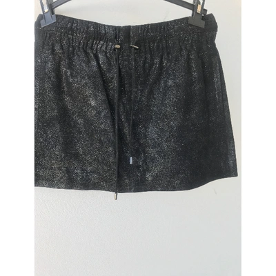 Pre-owned Gucci Mini Skirt In Metallic