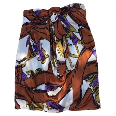 Pre-owned Aquilano Rimondi Multicolour Silk Skirt