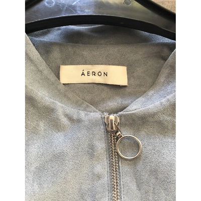 Pre-owned Aeron Vest In Blue