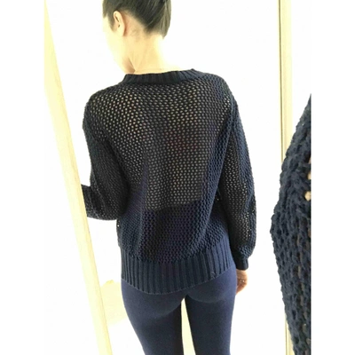 Pre-owned Valentino Jumper In Navy