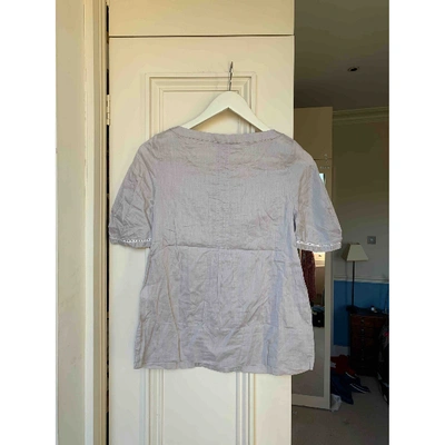 Pre-owned Sandro Grey Cotton  Top