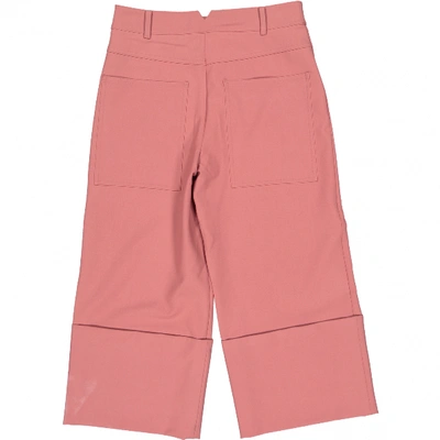 Pre-owned Tibi Large Pants In Pink