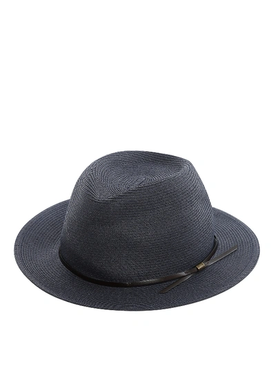Shop Mc2 Saint Barth Blue Jeans Panama Hat