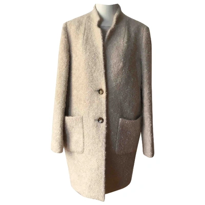 Pre-owned Hoss Intropia Beige Wool Coat