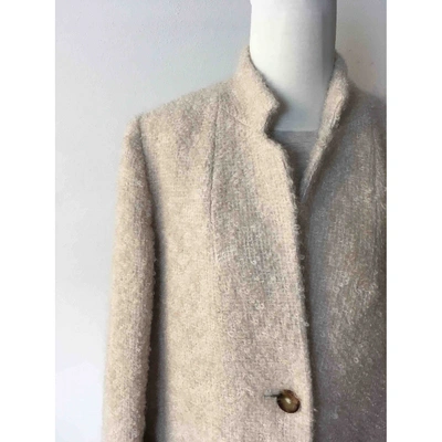 Pre-owned Hoss Intropia Beige Wool Coat