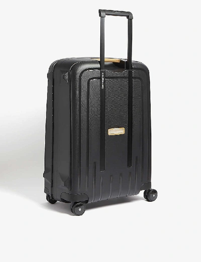 Shop Samsonite S'cure Eco Spinner Four-wheel Suitcase 69cm In Eco Black