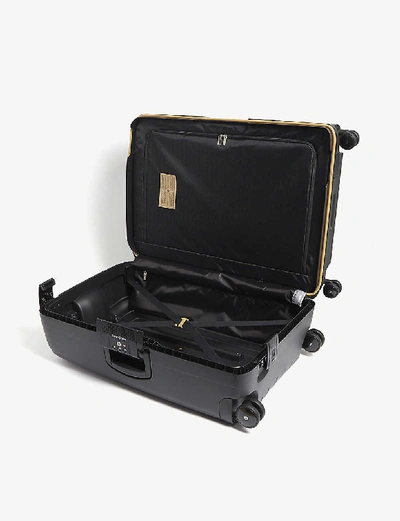 Shop Samsonite S'cure Eco Spinner Four-wheel Suitcase 69cm In Eco Black