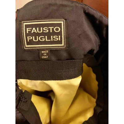 Pre-owned Fausto Puglisi Black Wool Skirt