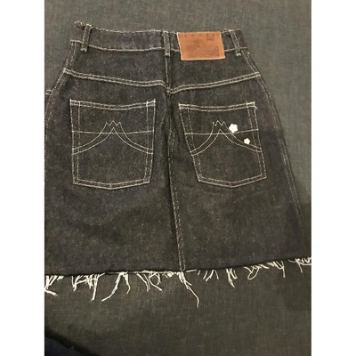 Pre-owned Kenzo Mini Skirt In Grey