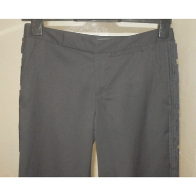 Pre-owned Topshop Tophop  Black Trousers
