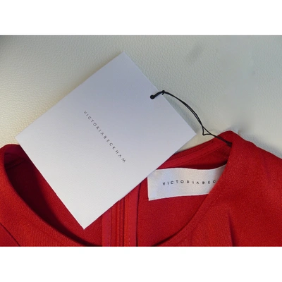 Pre-owned Victoria Beckham Mid-length Dress In Red