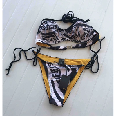 Pre-owned Fendi Two-piece Swimsuit In Multicolour