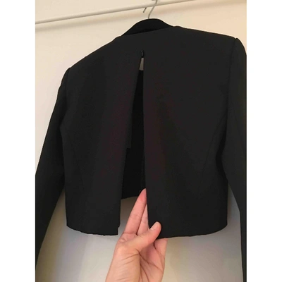 Pre-owned Barbara Bui Short Vest In Black