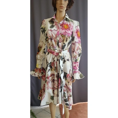 Pre-owned Marchesa Mid-length Dress In Multicolour