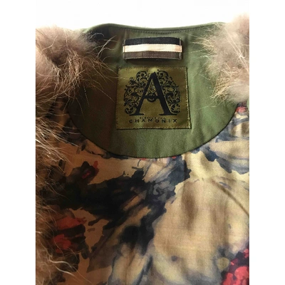 Pre-owned Alessandra Chamonix Green Cotton Coat