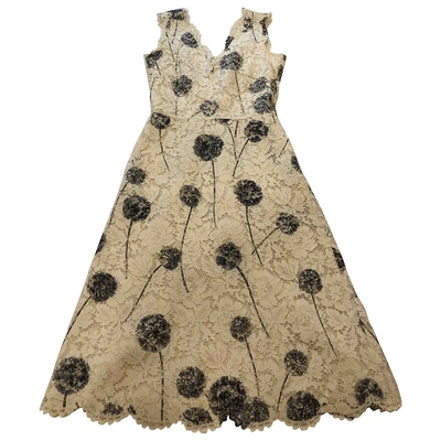 Pre-owned Valentino Lace Mid-length Dress In Other
