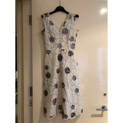 Pre-owned Valentino Lace Mid-length Dress In Other
