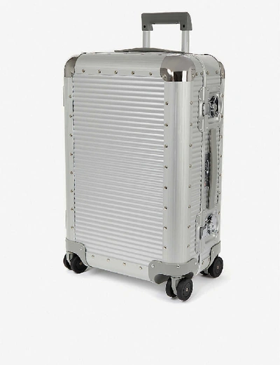 Shop Fpm Bank S Spinner 61 Aluminium Suitcase 59cm In Moonlight Silver