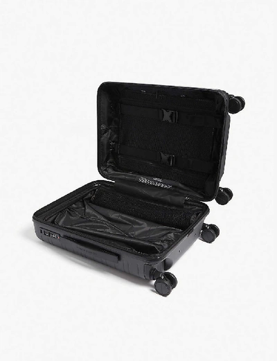 Shop Horizn Studios H5 Four-wheel Cabin Suitcase 55cm In All Black