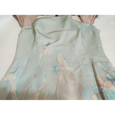 Pre-owned Aquilano Rimondi Silk Mid-length Dress In Multicolour