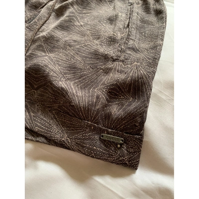 Pre-owned Guess Purple Cotton - Elasthane Shorts