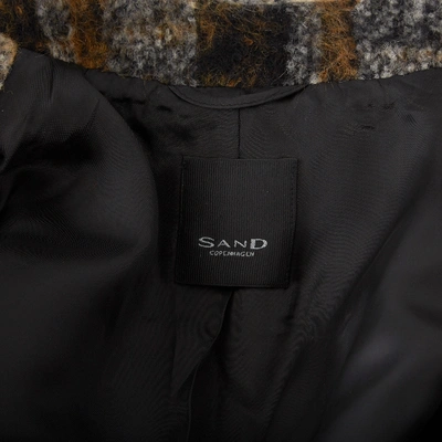Pre-owned Sand Wool Coat In Multicolour