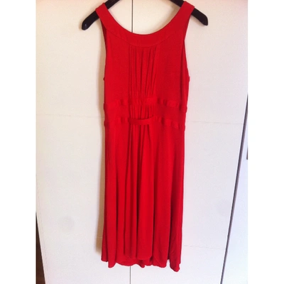 Pre-owned Moschino Mid-length Dress In Red
