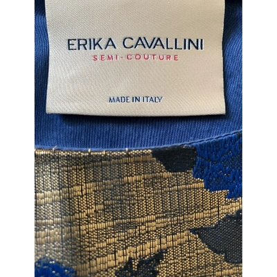 Pre-owned Erika Cavallini Mid-length Dress In Blue