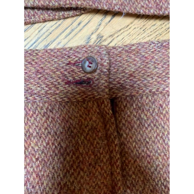 Pre-owned Emanuel Ungaro Burgundy Wool Jacket