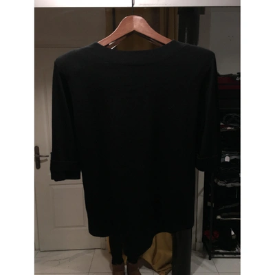 Pre-owned Balmain Wool T-shirt In Black