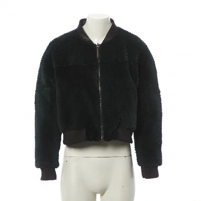 Pre-owned Fendi Green Rabbit Jacket