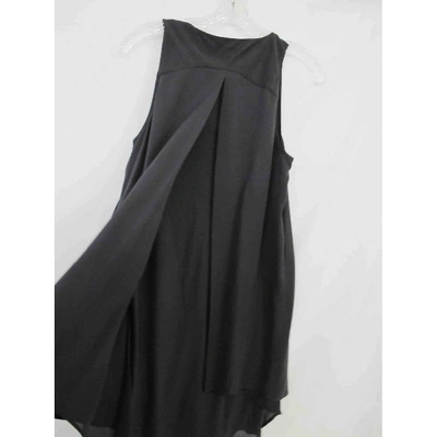 Pre-owned Proenza Schouler Silk Mid-length Dress In Black