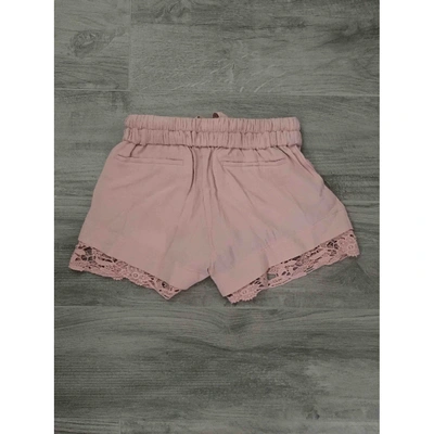 Pre-owned Iro Pink Synthetic Shorts