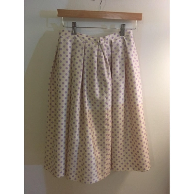 Pre-owned Luisa Beccaria Beige Skirt