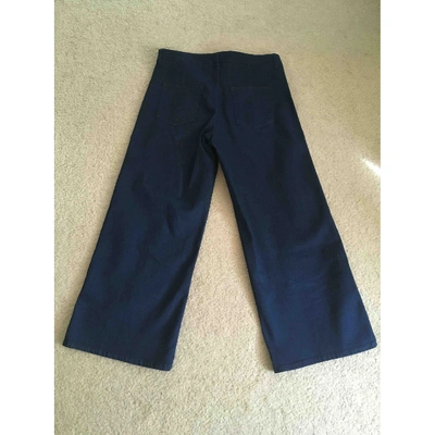 Pre-owned Donna Ida Blue Cotton Jeans