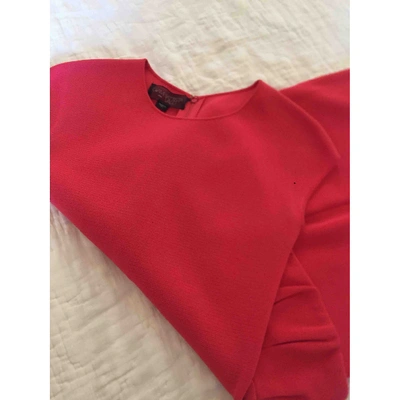 Pre-owned Giambattista Valli Mini Dress In Red