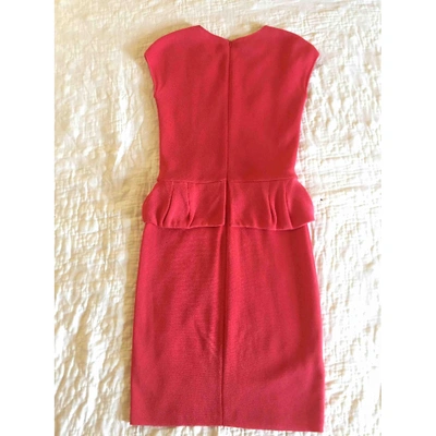 Pre-owned Giambattista Valli Mini Dress In Red