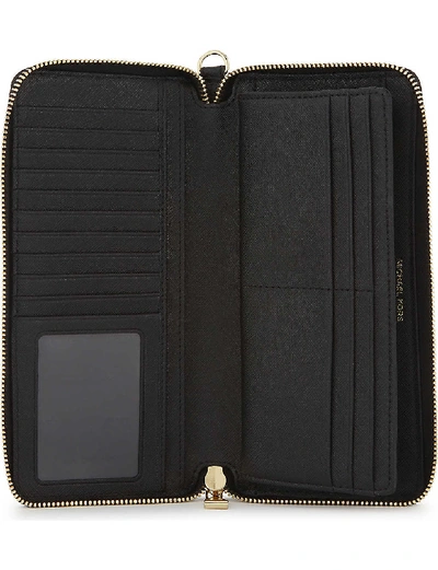 Shop Michael Michael Kors Money Pieces Leather Continental Wallet