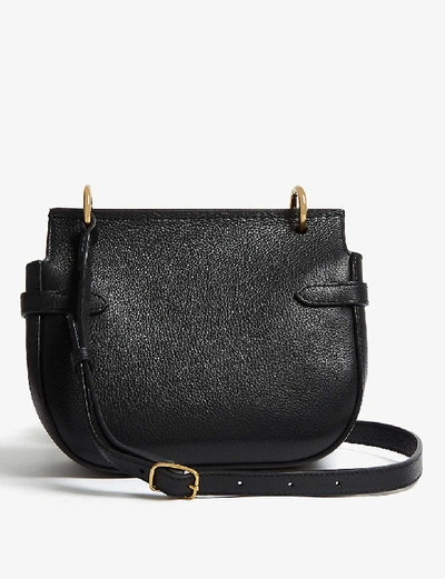 Shop Mulberry Women's Black Amberley Small Leather Satchel Bag