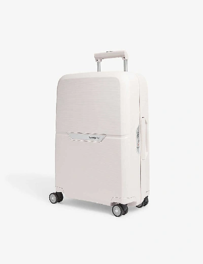 Shop Samsonite Magnum Four-wheel Cabin Suitcase 55cm In Soft Rose