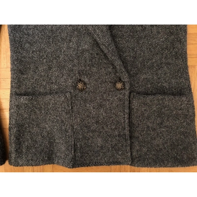 Pre-owned Bark Wool Blazer In Anthracite